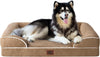 EHEYCIGA Orthopedic Dog Beds for Extra Large Dogs 44x32Inch, Waterproof Memory Foam XL Pet Bed with Sides, Non-Slip and Egg-Crate Foam Big Dog Couch Bed with Washable Removable Cover, Grey