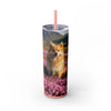 Skinny Tumbler with Straw – 20 oz Stainless Steel Cup