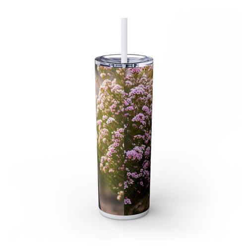 Skinny Tumbler with Straw – 20 oz Stainless Steel Cup