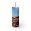 Skinny Tumbler with Straw – 20 oz Stainless Steel Cup