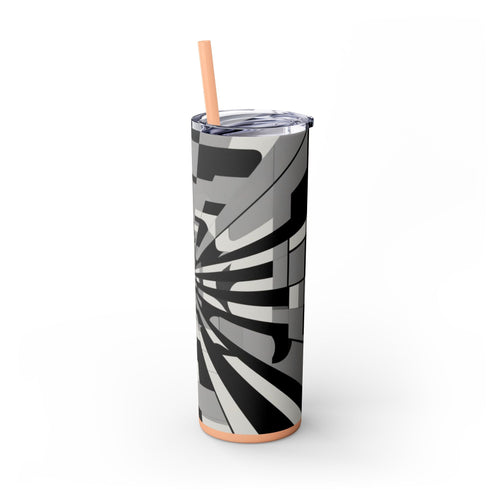 Skinny Tumbler with Straw – 20 oz Stainless Steel Cup