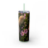 Skinny Tumbler with Straw – 20 oz Stainless Steel Cup