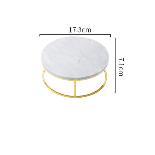 Natural Marble Dessert Table Decoration Display Stand