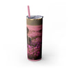 Skinny Tumbler with Straw – 20 oz Stainless Steel Cup