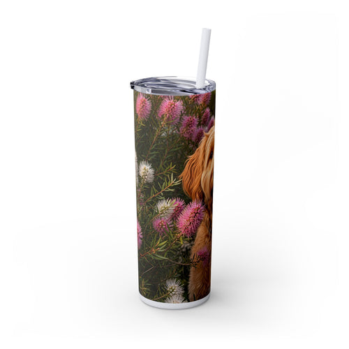 Skinny Tumbler with Straw – 20 oz Stainless Steel Cup