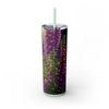 Skinny Tumbler with Straw – 20 oz Stainless Steel Cup