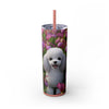 Skinny Tumbler with Straw – 20 oz Stainless Steel Cup