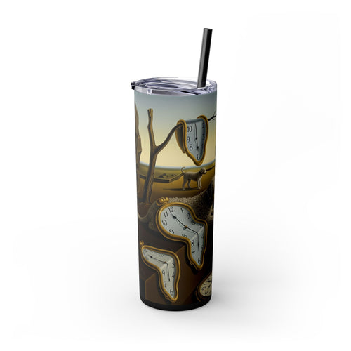 Skinny Tumbler with Straw – 20 oz Stainless Steel Cup