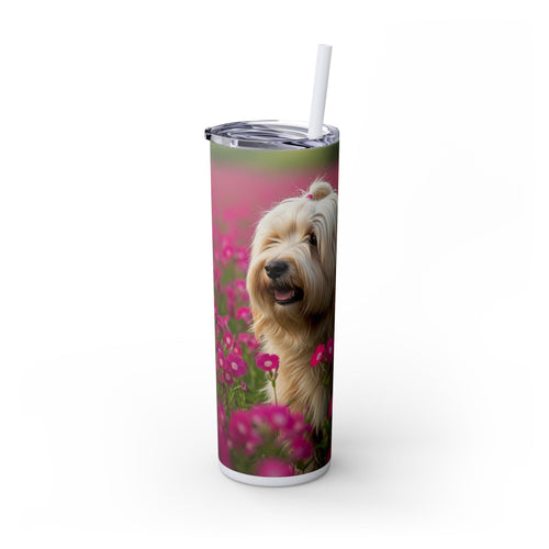 Skinny Tumbler with Straw – 20 oz Stainless Steel Cup
