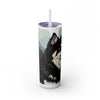 Skinny Tumbler with Straw – 20 oz Stainless Steel Cup