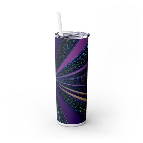 Skinny Tumbler with Straw – 20 oz Stainless Steel Cup