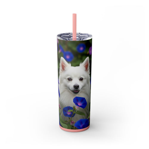 Skinny Tumbler with Straw – 20 oz Stainless Steel Cup