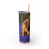 Skinny Tumbler with Straw – 20 oz Stainless Steel Cup