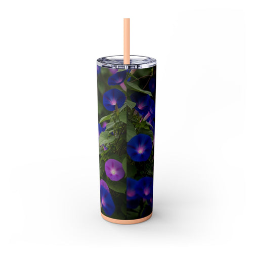 Skinny Tumbler with Straw – 20 oz Stainless Steel Cup