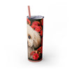 Skinny Tumbler with Straw – 20 oz Stainless Steel Cup