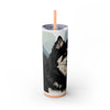 Skinny Tumbler with Straw – 20 oz Stainless Steel Cup
