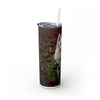 Skinny Tumbler with Straw – 20 oz Stainless Steel Cup