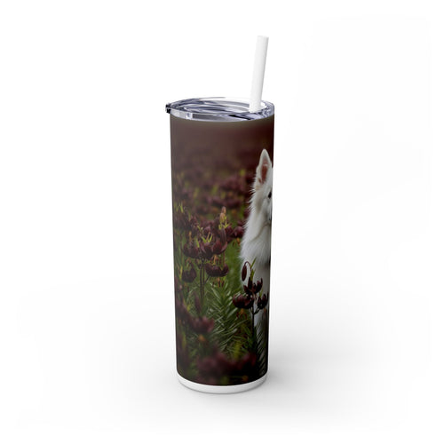 Skinny Tumbler with Straw – 20 oz Stainless Steel Cup