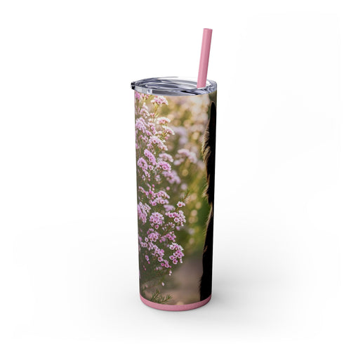 Skinny Tumbler with Straw – 20 oz Stainless Steel Cup