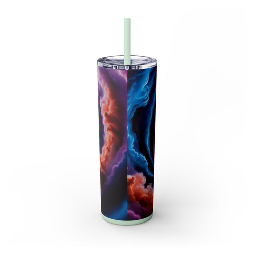 Skinny Tumbler with Straw – 20 oz Stainless Steel Cup