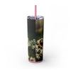 Skinny Tumbler with Straw – 20 oz Stainless Steel Cup