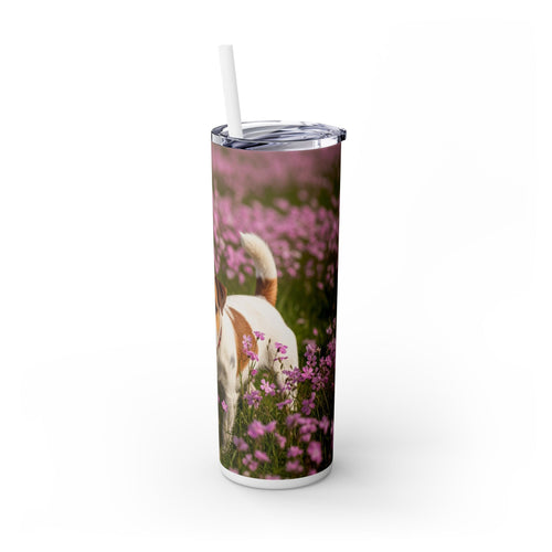 Skinny Tumbler with Straw – 20 oz Stainless Steel Cup