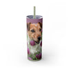 Skinny Tumbler with Straw – 20 oz Stainless Steel Cup
