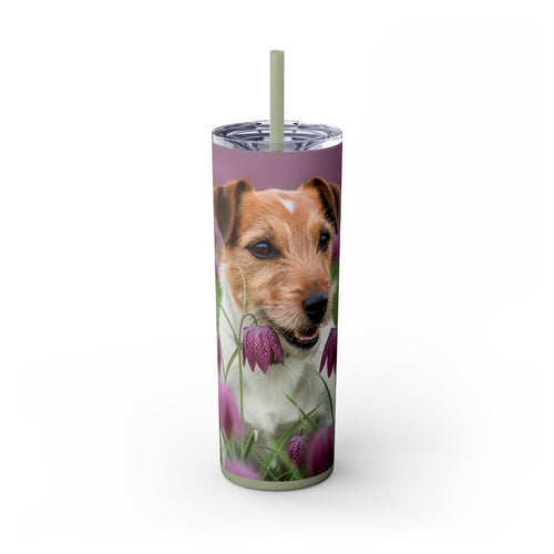 Skinny Tumbler with Straw – 20 oz Stainless Steel Cup