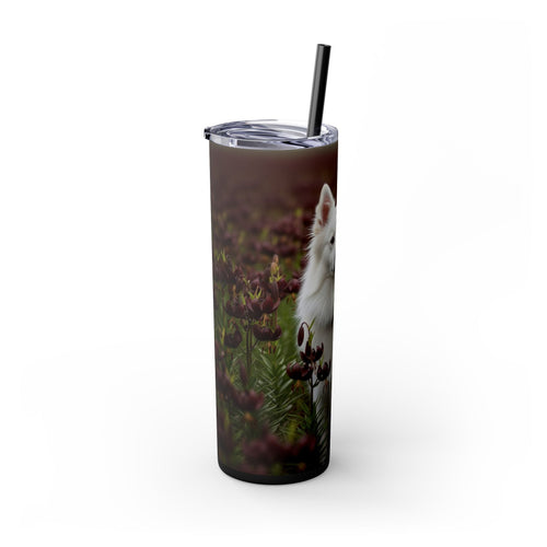 Skinny Tumbler with Straw – 20 oz Stainless Steel Cup