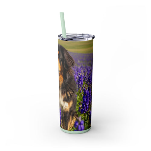 Skinny Tumbler with Straw – 20 oz Stainless Steel Cup