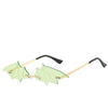 Bat shape personalized glasses