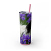 Skinny Tumbler with Straw – 20 oz Stainless Steel Cup