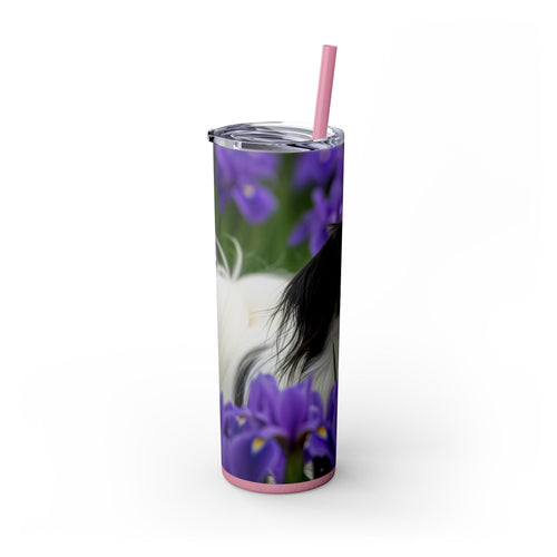 Skinny Tumbler with Straw – 20 oz Stainless Steel Cup