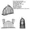 Anti Scratch Blow Dry Cat Bath Cage