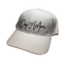 White Dog Mom Cap