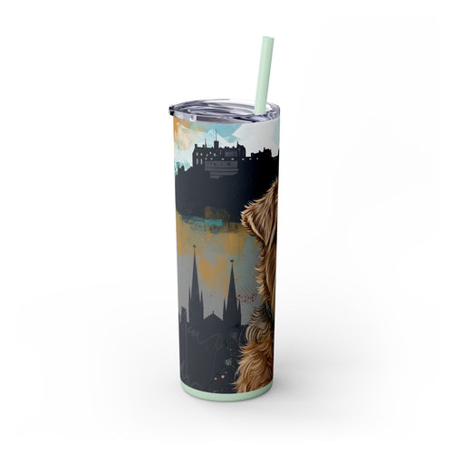 Skinny Tumbler with Straw – 20 oz Stainless Steel Cup