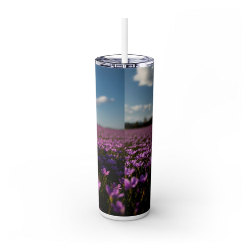 Skinny Tumbler with Straw – 20 oz Stainless Steel Cup