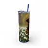 Skinny Tumbler with Straw – 20 oz Stainless Steel Cup