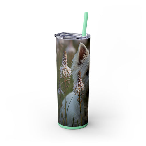 Skinny Tumbler with Straw – 20 oz Stainless Steel Cup