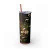 Skinny Tumbler with Straw – 20 oz Stainless Steel Cup