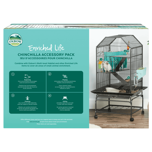 Oxbow Animal Health Enriched Life – Chinchilla Accessory Pack