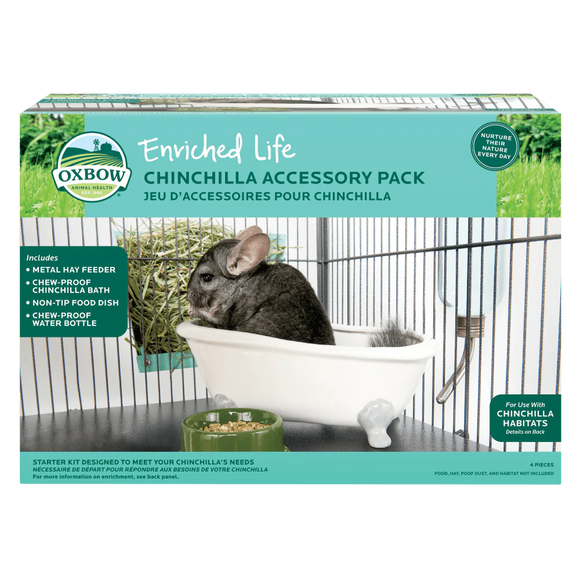 Oxbow Animal Health Enriched Life – Chinchilla Accessory Pack