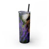 Skinny Tumbler with Straw – 20 oz Stainless Steel Cup