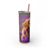Skinny Tumbler with Straw – 20 oz Stainless Steel Cup