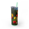 Skinny Tumbler with Straw – 20 oz Stainless Steel Cup