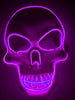 Halloween Skeleton Mask LED Glow Scary Mask