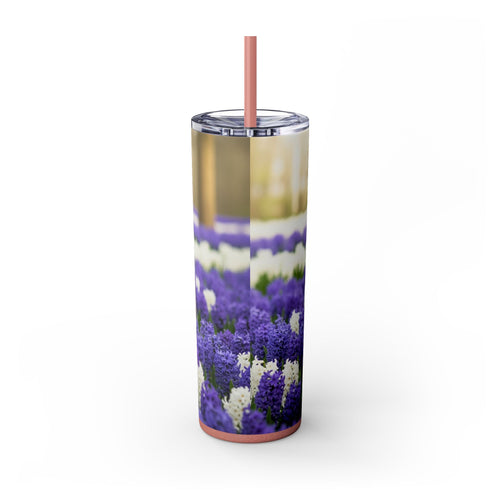 Skinny Tumbler with Straw – 20 oz Stainless Steel Cup