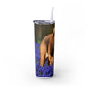 Skinny Tumbler with Straw – 20 oz Stainless Steel Cup