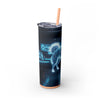 Skinny Tumbler with Straw – 20 oz Stainless Steel Cup
