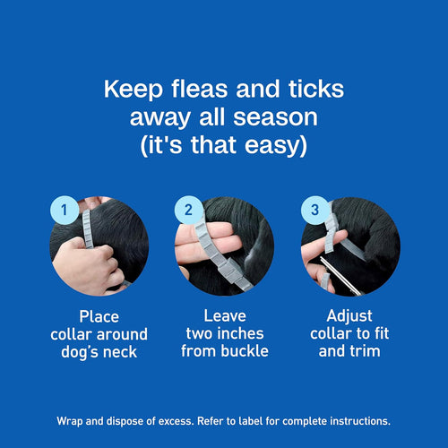 Adams Flea & Tick Collar for Dogs & Puppies Flea Collar Protection 2 Count